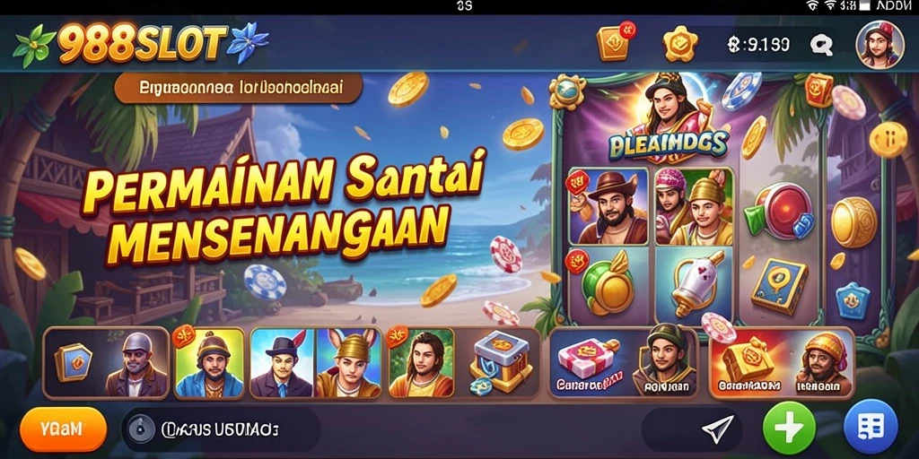 Tampilan gameplay 988SLOT yang seru dan menakjubkan.