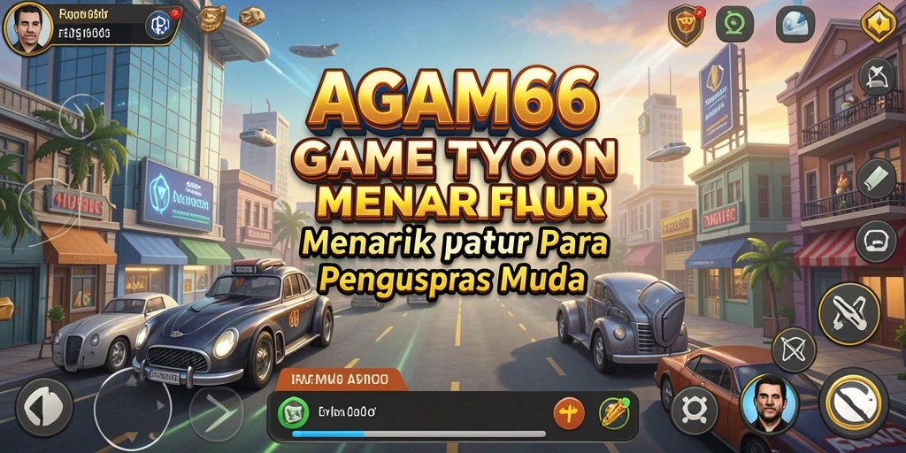 Screenshot AGAM66 menampilkan gameplay Tycoon yang seru.