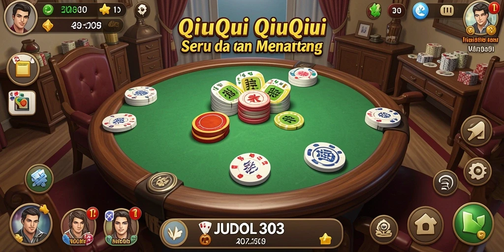 Gameplay QiuQiu yang mendebarkan di JUDOL303.