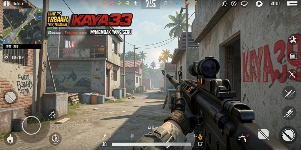 Tampilan gameplay seru dari KAYA33 yang penuh aksi FPS.