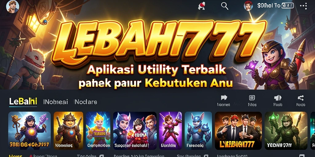 Tampilan antarmuka LEBAH777 yang intuitif dan menarik.