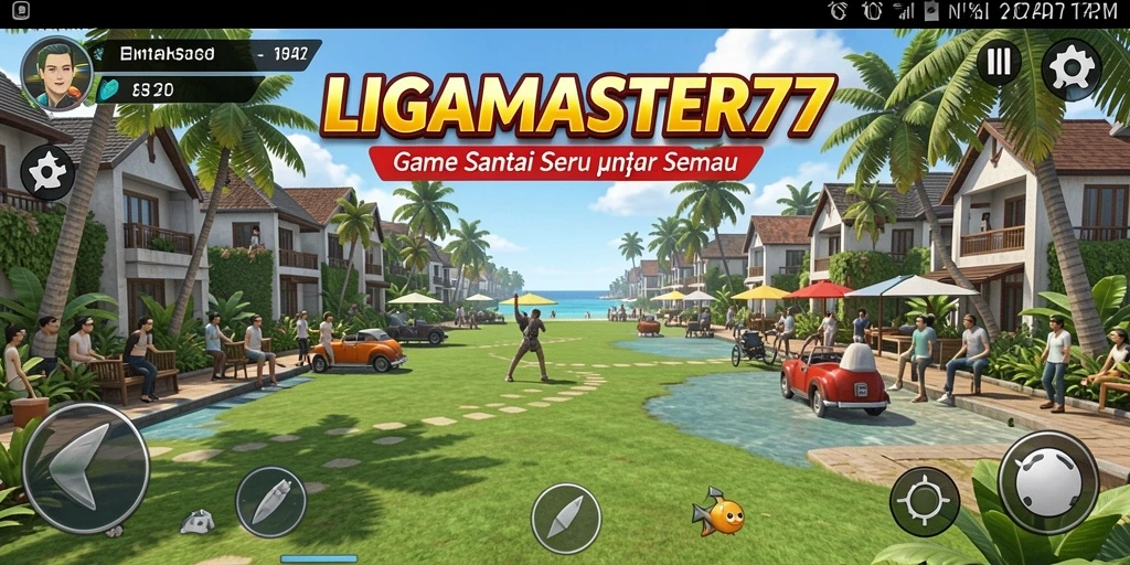 Tampilan gameplay seru dan menyenangkan di LIGAMASTER77.