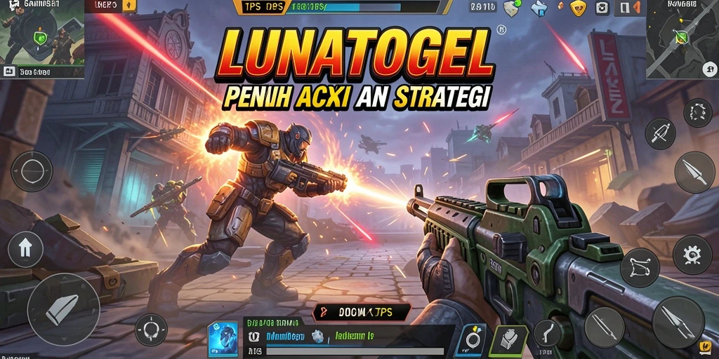 Tampilkan gameplay seru LUNATOGEL dengan aksi tembak-menembak yang intens.