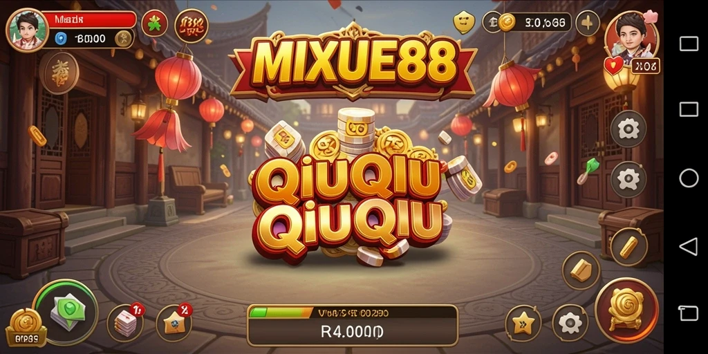 Screenshot menunjukkan gameplay seru QiuQiu di MIXUE88.