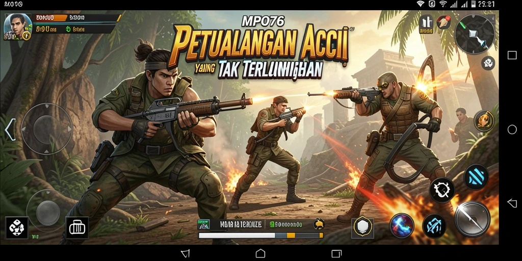 Tampilan aksi mendebarkan dalam MPO76 yang penuh tantangan.