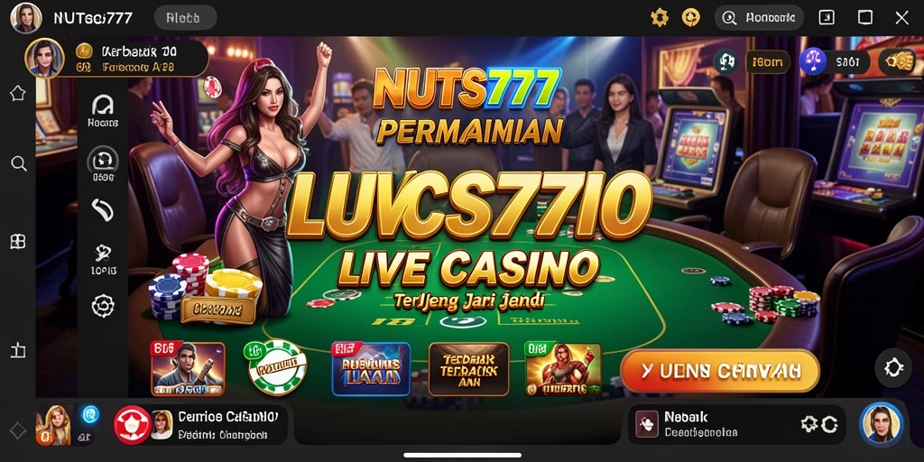 Tampilan gameplay NUTS777 yang menarik dan mendebarkan.