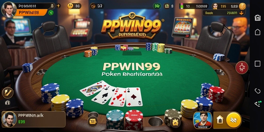Tampilan gameplay seru di PPWIN99 dengan variasi poker menarik.