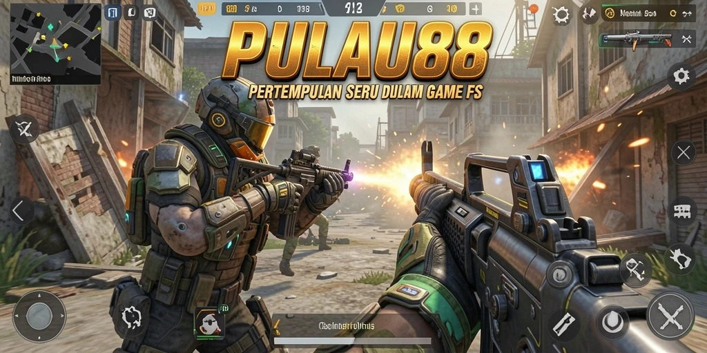 Tampilan gameplay aksi seru dalam PULAU88 yang memukau.