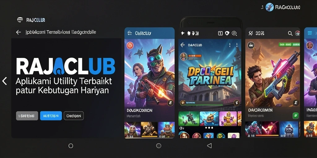 Tampilan utama RAJACLUB dengan fitur pengingat yang intuitif.