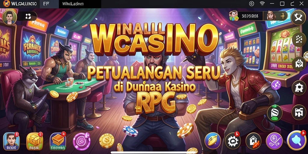 Tangkapan layar gameplay menampilkan aksi seru di dunia WINALLCASINO.