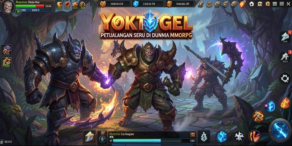 Screenshot gameplay YOKTOGEL yang menampilkan petualangan MMORPG yang seru.